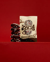 Peppermint Crunch Sandwich Cookies