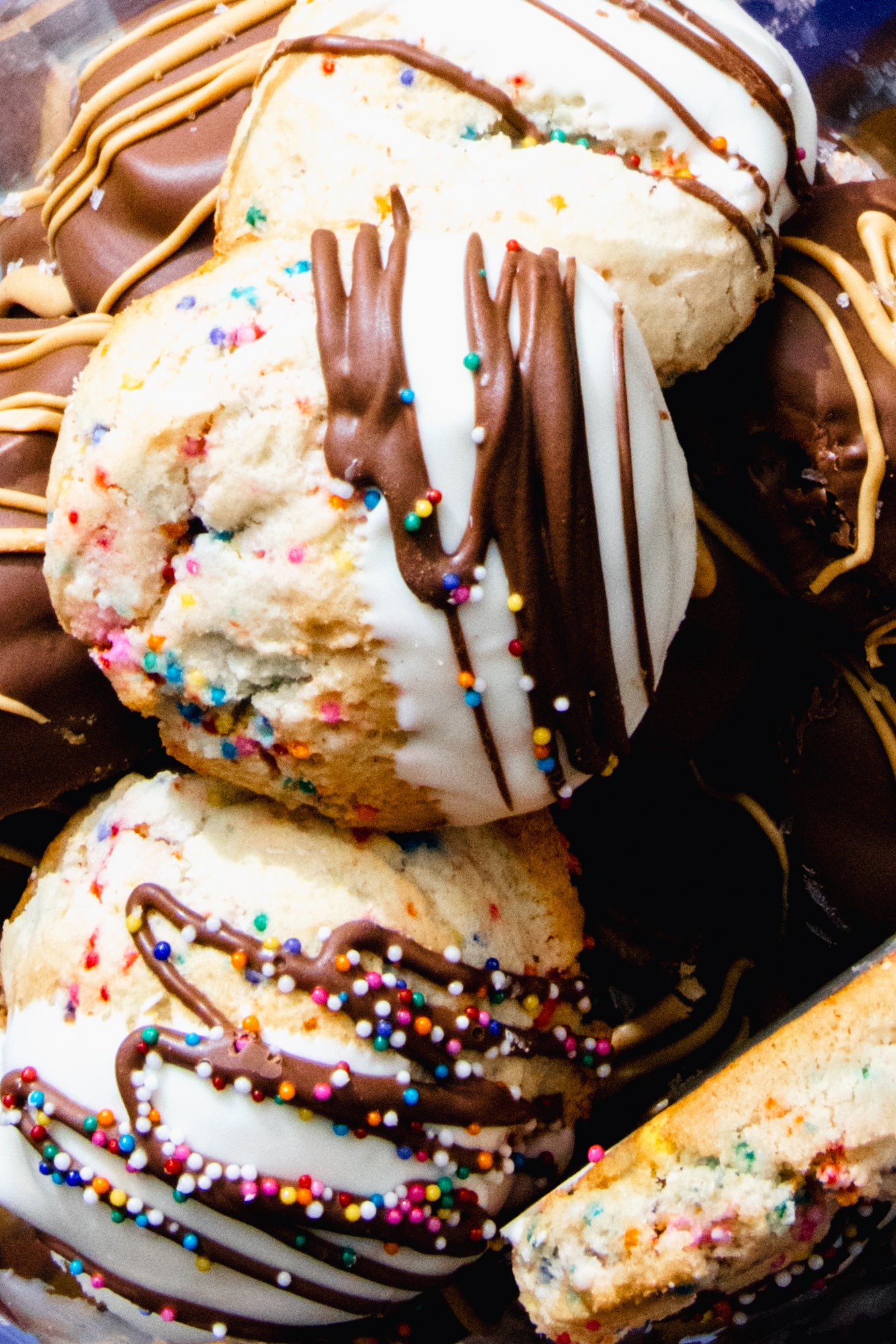 Closeup image of Cake Batter Cookies