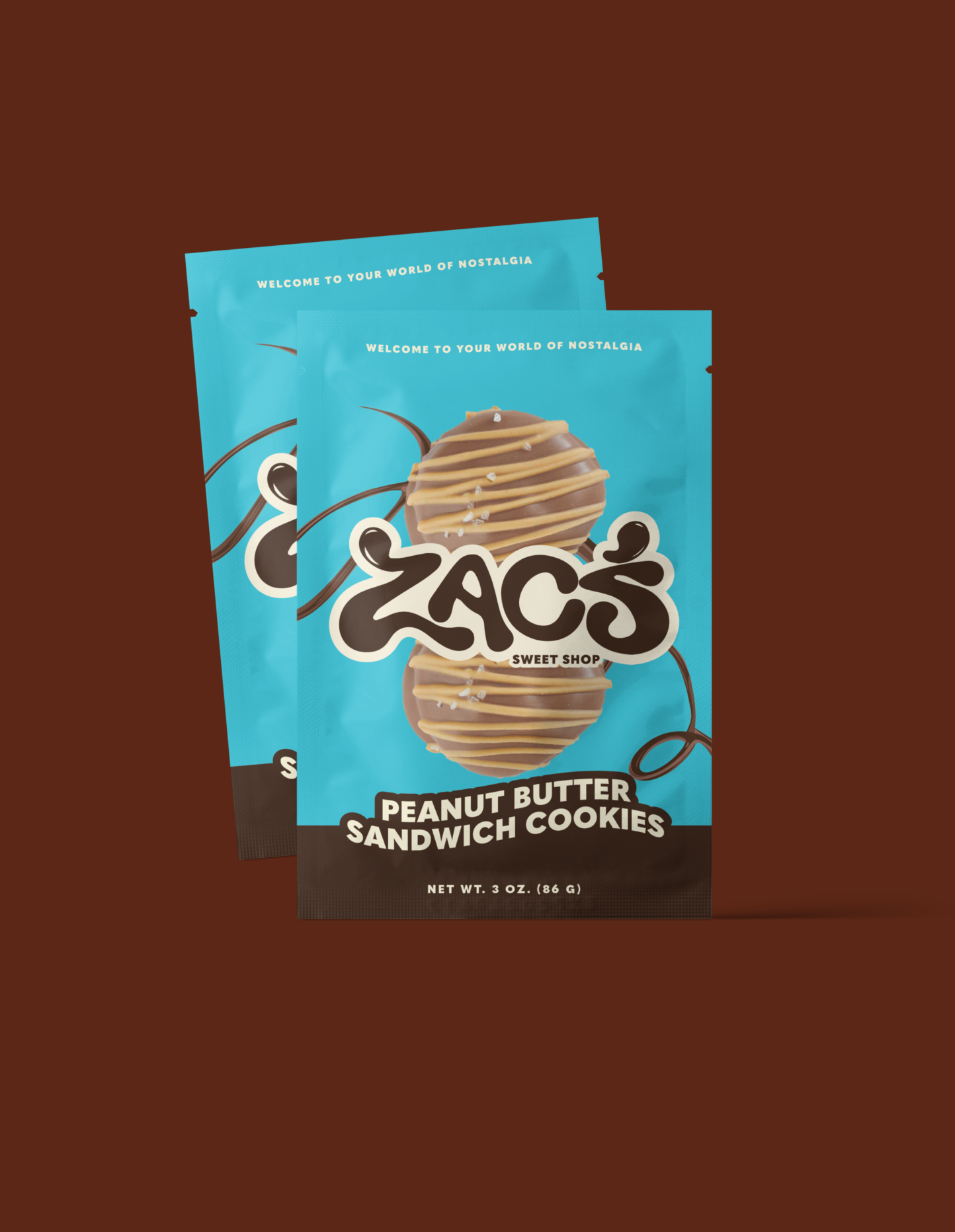 クッキー Peanut Butter Sandwich Cookies – Zac's Sweet Shop